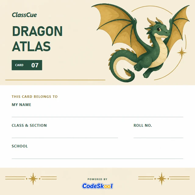 Dragon Atlas illustrated card back